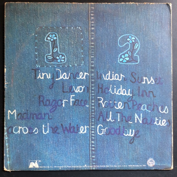 Elton John Madman Across The Water Vinyl Lp '71 - Picture 13 of 14